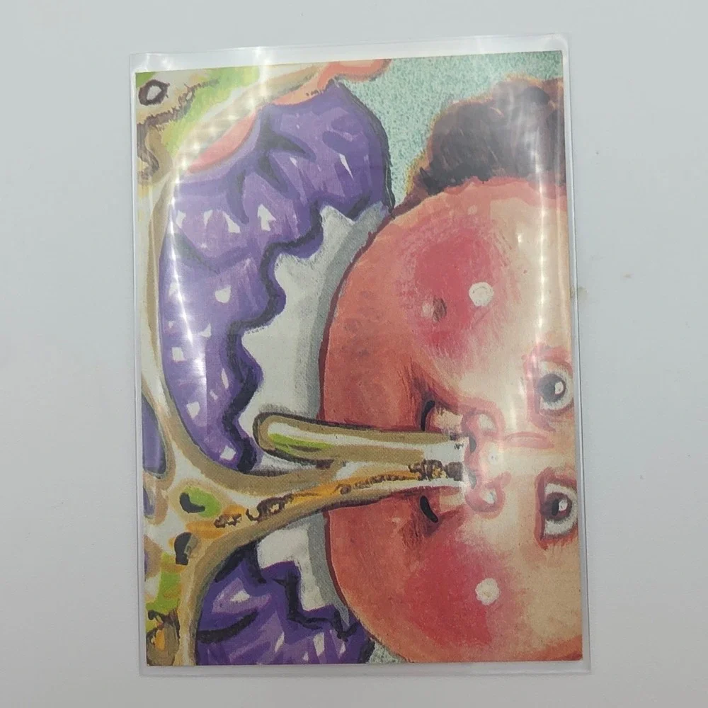 Error Card Miscut Topps Garbage Pail Kids Trading Card OS2 Pink 68b Dizzy Dave